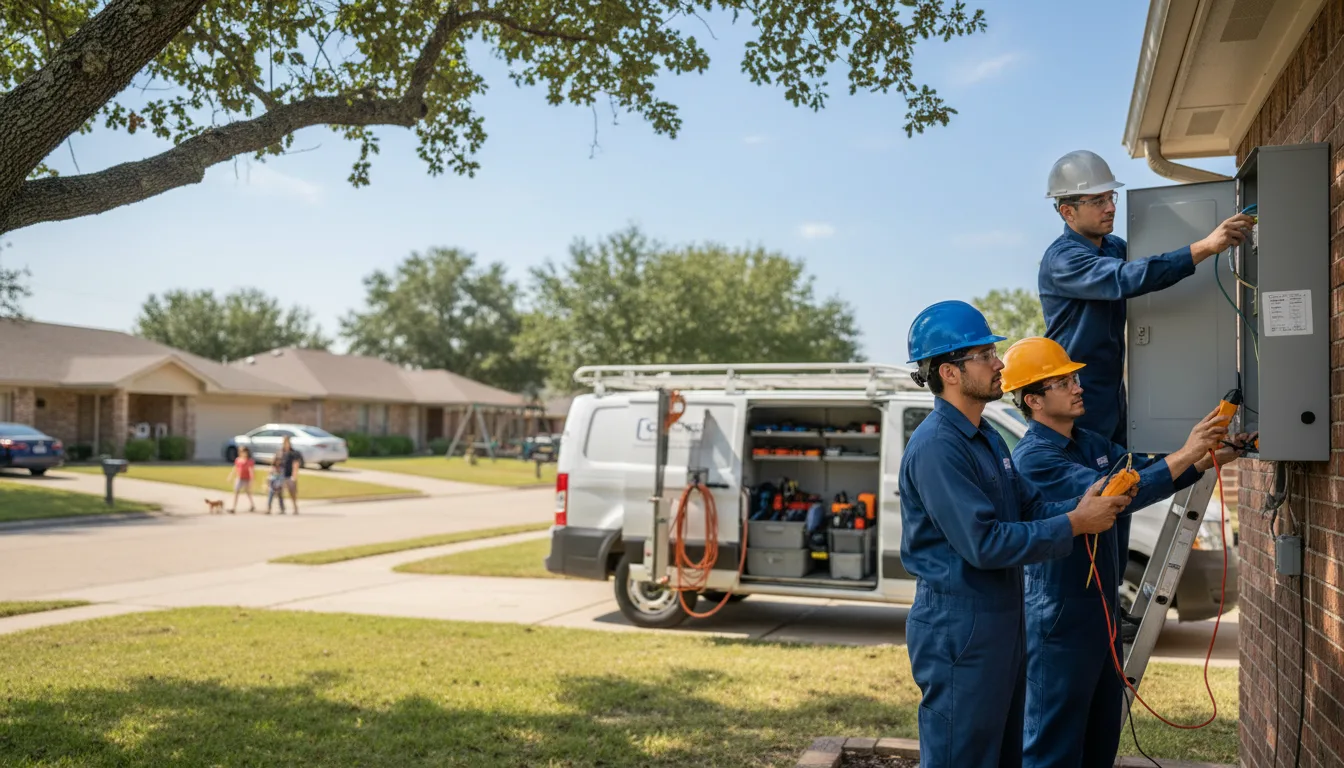 Certified electrician providing emergency electrical services in Tyro, KS